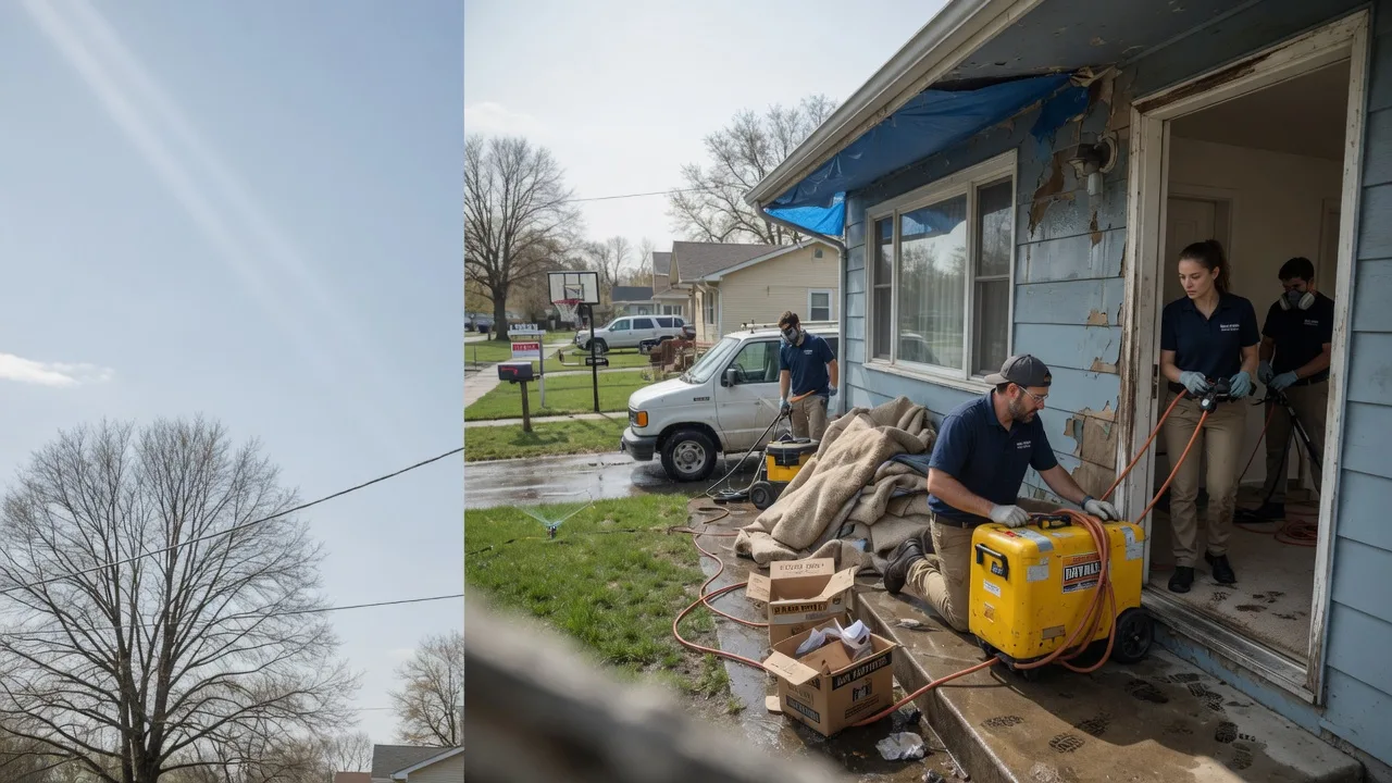 Basement Flood Cleanup in Copeland, KS near me